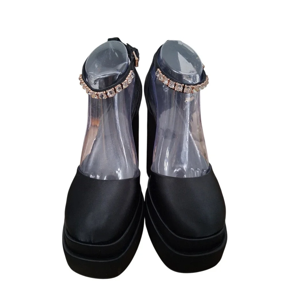 Y2k Chunky Whimsigoth Dark Romantic Women's size 9‎ Platform 5½